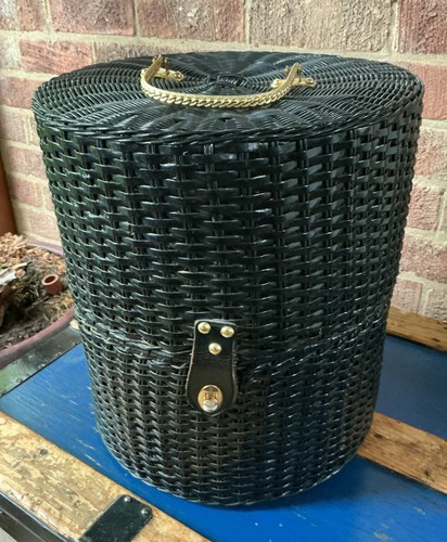 Vintage 60s black - 60s, wicker