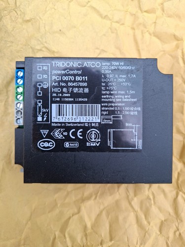 Tridonic atco power control - tridonic,