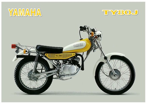 Yamaha poster ty80 - poster, 1976