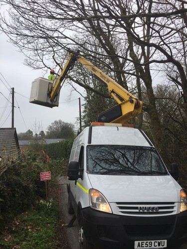 Cherry picker hire covering - picker,