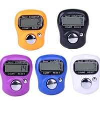 4 x Digital  Finger Ring Tally Counter Hand Held Row counter TASBEEH