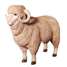 96CM LIFE SIZE MERINO RAM