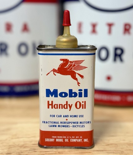 Vintage socony mobil handy oil - mobil,