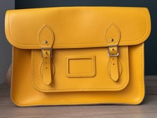 Leather Satchel for Brompton by The Cambridge Satchel Company Bumblebee Yellow