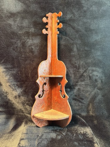 Vintage violin wooden corner - violin,