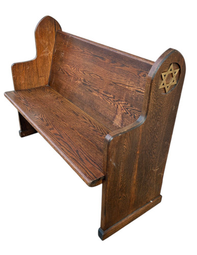 Antique synagogue bench church - antique,