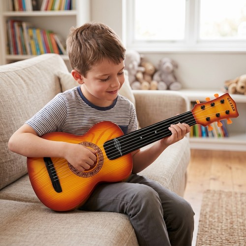Children mini guitar toy - children, metal