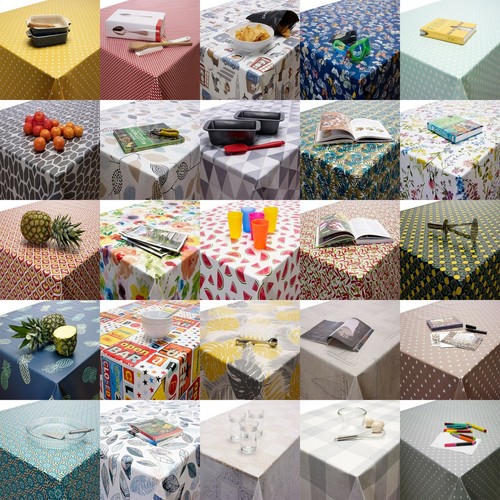 Wipe clean tablecloth cover - clean,