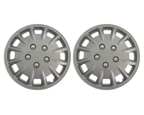 Milenco silver wheel trims - silver, 14"