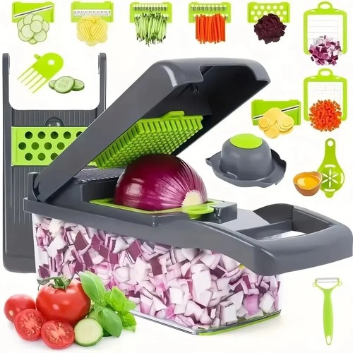 Vegetable slicer - 16-in-1,