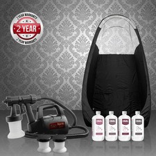 Maximist Lite Plus Spray Tan Complete Kit + Pop-Up Tent + OMG Tanning Solutions