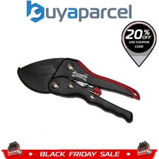 Wilkinson Sword 1111168W Ratchet Anvil Pruner Secateurs Soft Grip Garden Tool