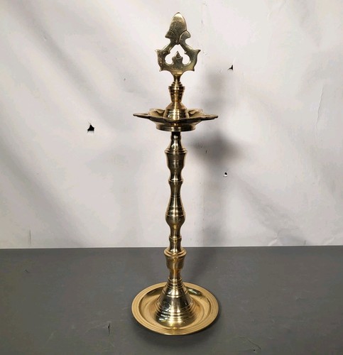 Brass temple oil - brass, hindu