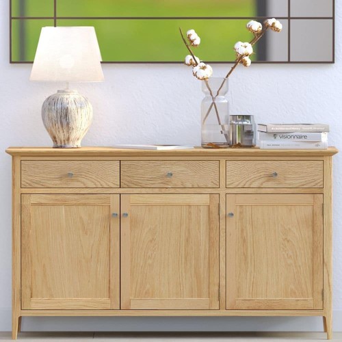 Solid oak large - solid, sideboard