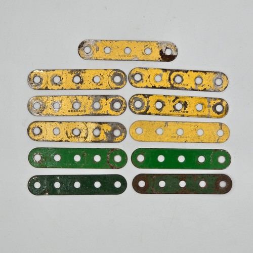 Vintage meccano hole strips - vintage,