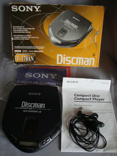 Vintage sony discman 170an - vintage, d-170an