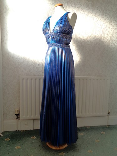 Jora metallic blue bead sequin - metallic, bead/sequin