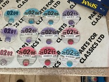 19 Collectable Car Tax Discs From Vauxhall Victor FB  AEF 410B