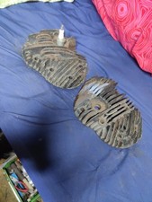 Two iron cylinder heads for