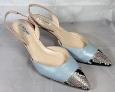 LK Bennett Leather Blue/Nude &