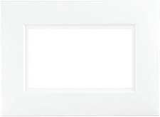 Securlec Double Socket Switch Surround Finger Plate White Pack of 2 DIY