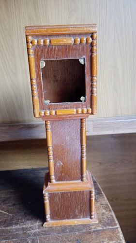 Antique wood grandfather clock - wood,