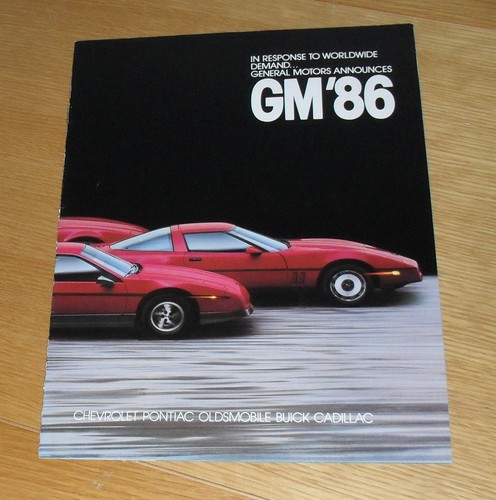 Brochure 1986 pontiac - gm,