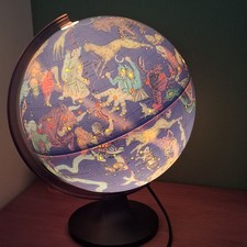Vintage Scan Globe 12"