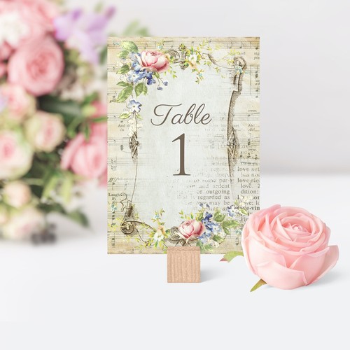 Vintage style wedding table - vintage,