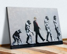 BANKSY DONALD TRUMP EVOLUTION