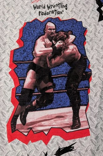 1999 wwe fitted bed sheet - bed, sheet-twin