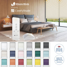 Motorised Electric Roller Blind - Made To Measure, Dimout Fabric, Smart Blind