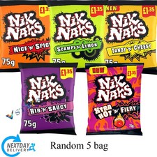 Nik Naks Crisps 75g x 5 bag