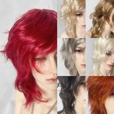 1/4 1/3 Aristocratic Jazz Style Curls Short Hairs Milk Silk Wig For BJD Doll