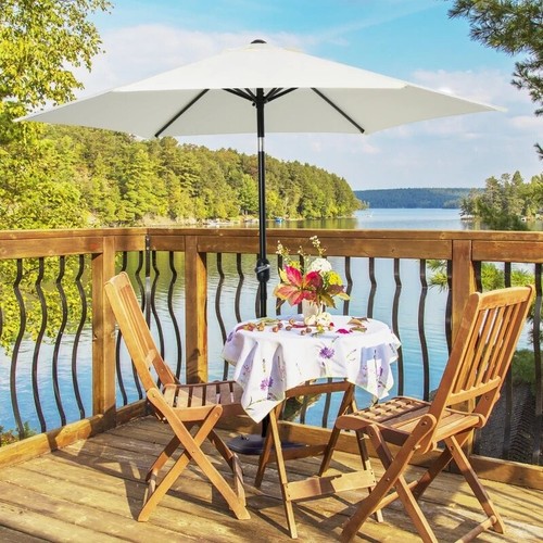 Garden parasol with steel - parasol,
