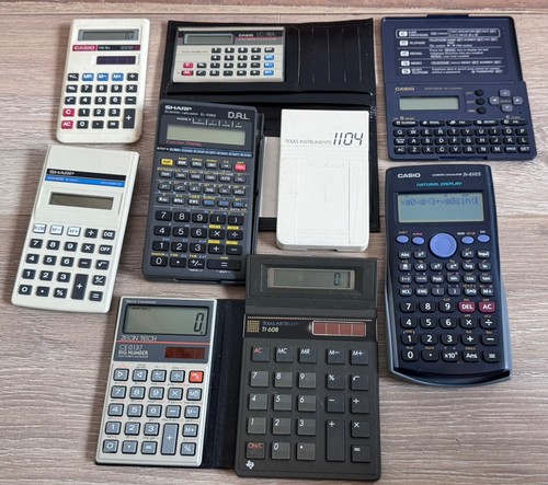 Calculators casio sharp - calculators,