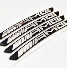 4x AMG Alloy Wheel Badge Decal