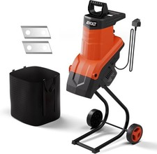 AIVOLT 2500W Garden Shredder, 45mm Cutting, Reversible Blades, 50L Bag | 37% off