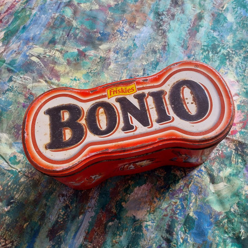 Bonio vintage advertising dog - bonio,