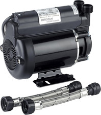 ST PUMP20SG 2 Bar Single Ended Shower Pump , Black