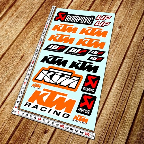 Ktm akrapovi sponsor - sponsor, decals