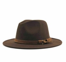 Fedora Hat Classical Wide Brim