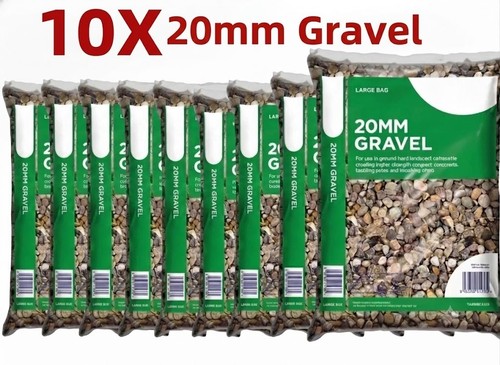 20mm natural garden gravel - garden,