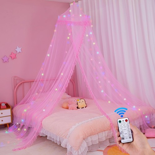 Bed canopy for girls - bed,