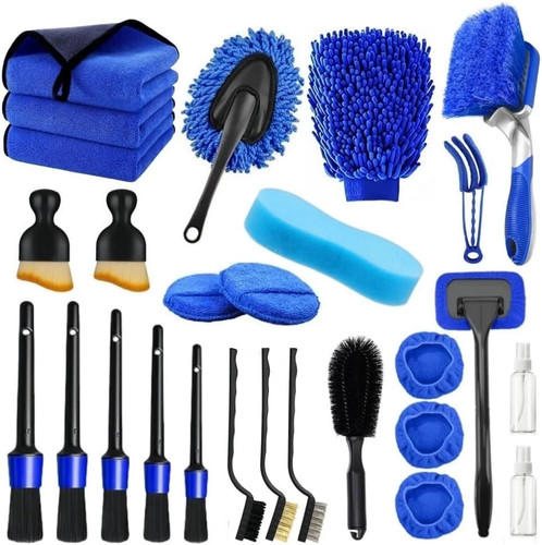 Piece car cleaning kit - cleaning,