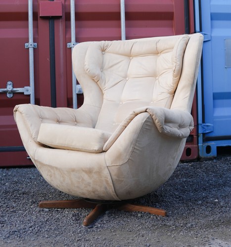 Mid century swivel - mid, teak