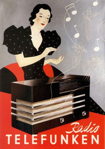 Vintage radio telefunken - vintage,
