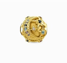 Thomas Sabo Dreams Karma Royalty Star Bead 18k Gold Plated RRP£95 Retired