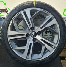 1 X GENUINE PEUGEOT 208 GTI 17" ALLOY WHEEL WITH TYRE 9801532477 (SEE PICTURES)