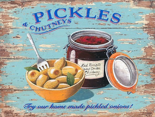 Pickles and chutney retro - pickles,